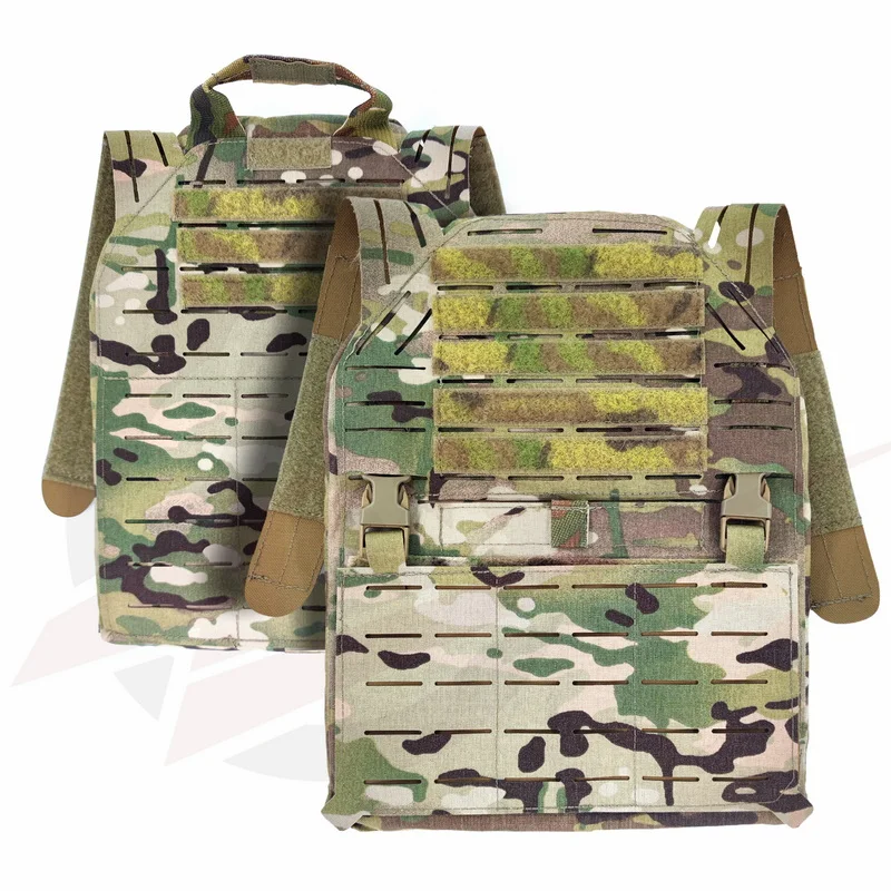 Chaleco táctico portaplacas modular 500D MOLLE camuflaje IR láser - imagen 5