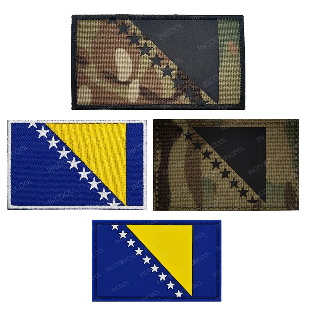 Parche IR reflectante militar bordado bandera para gorra y chaqueta - imagen 3