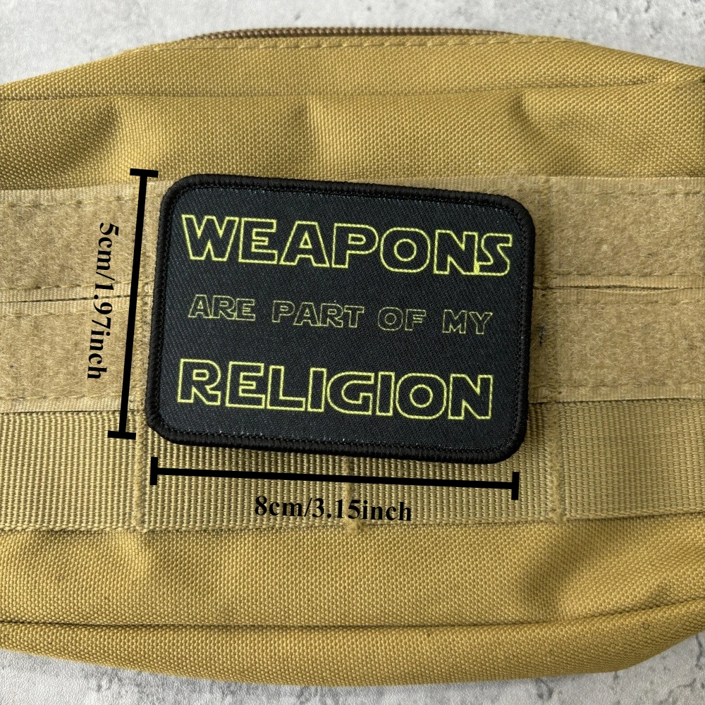 Parche táctico de moral impreso para brazalete y mochila