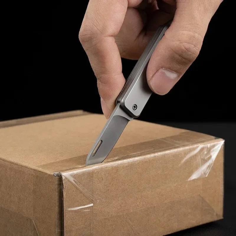 Llavero cuchillo plegable de acero inoxidable multiusos exteriores - imagen 5