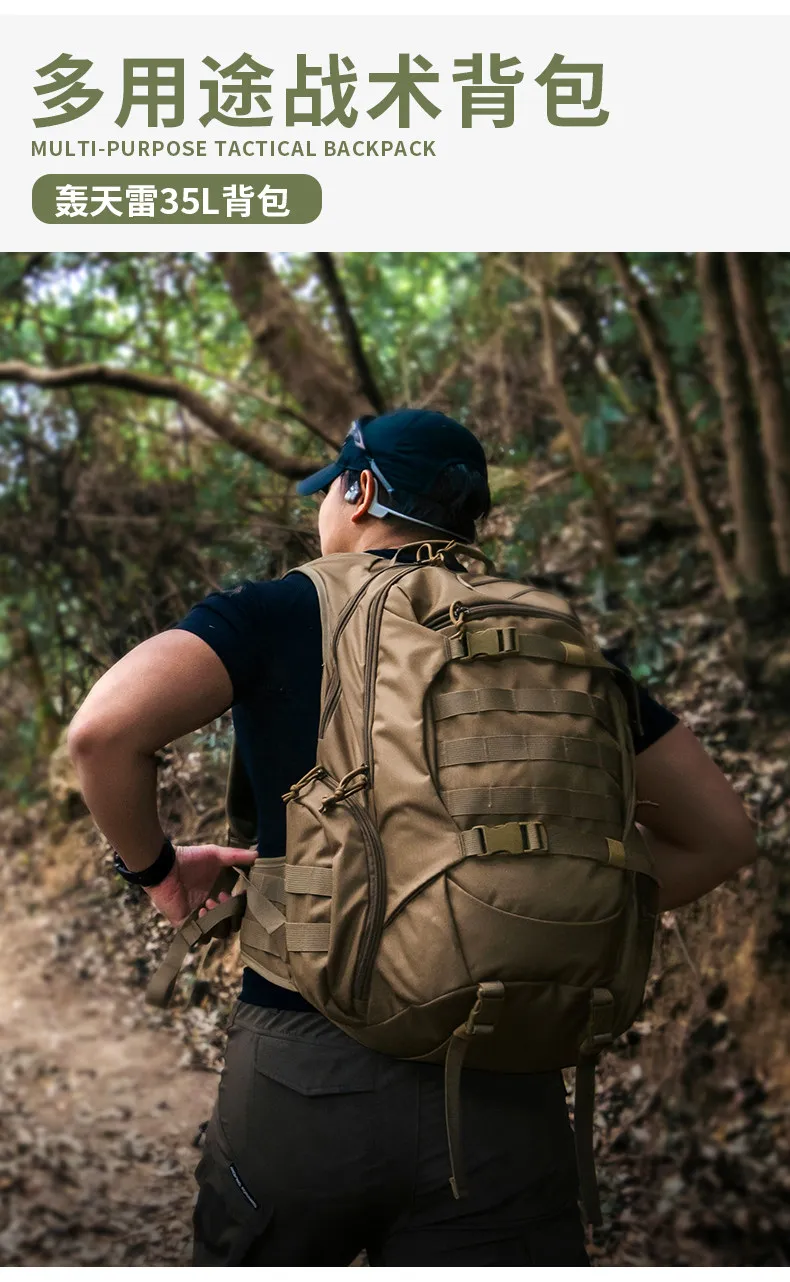 Mochila de viaje y senderismo de gran capacidad