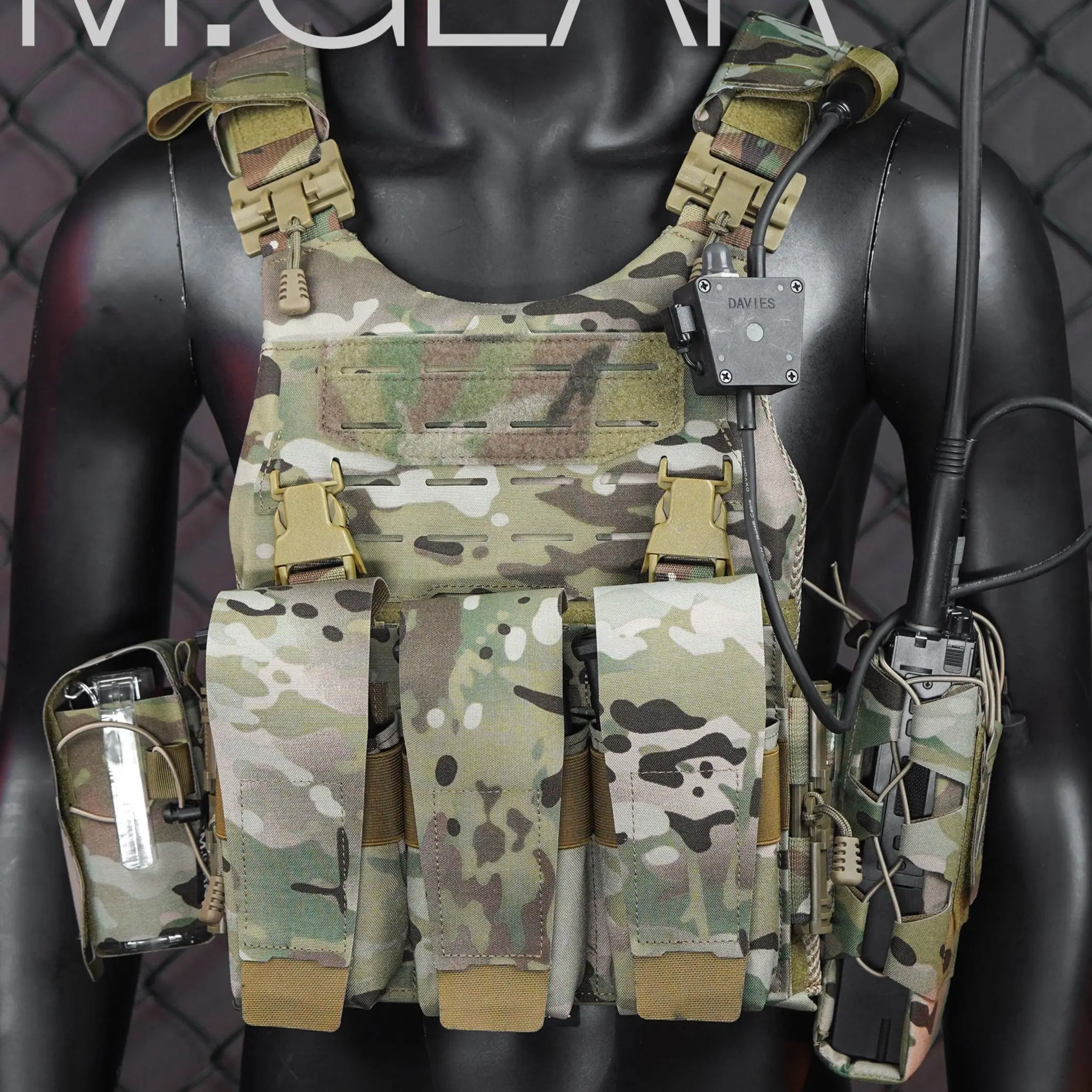 DMGear Chaleco Táctico MOLLE Portador de Placas – Entrenamiento - imagen 2