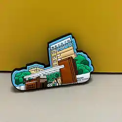 Imán de nevera de PVC personalizado para recuerdo turístico