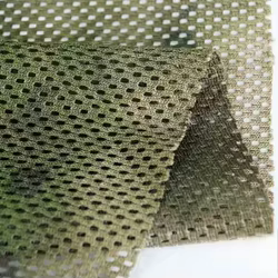 Tela camuflaje A-TACS FG malla gruesa poliéster para outdoor
