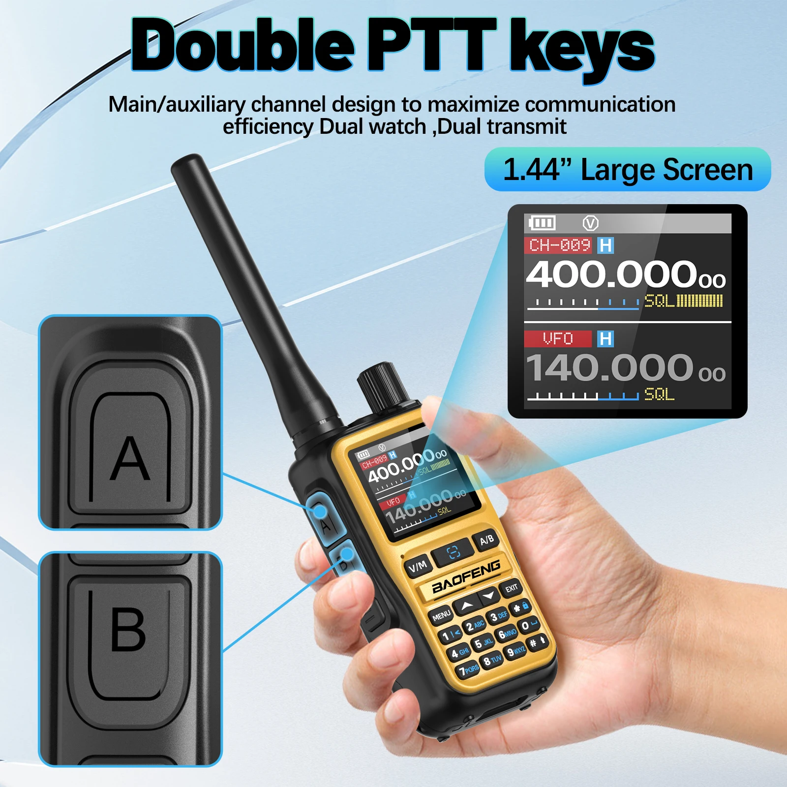 BAOFENG UV-5R Mini uso en exteriores
