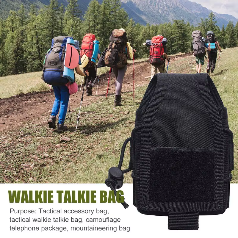Bolsa táctica MOLLE para walkie-talkie – Funda de cintura exterior - imagen 5