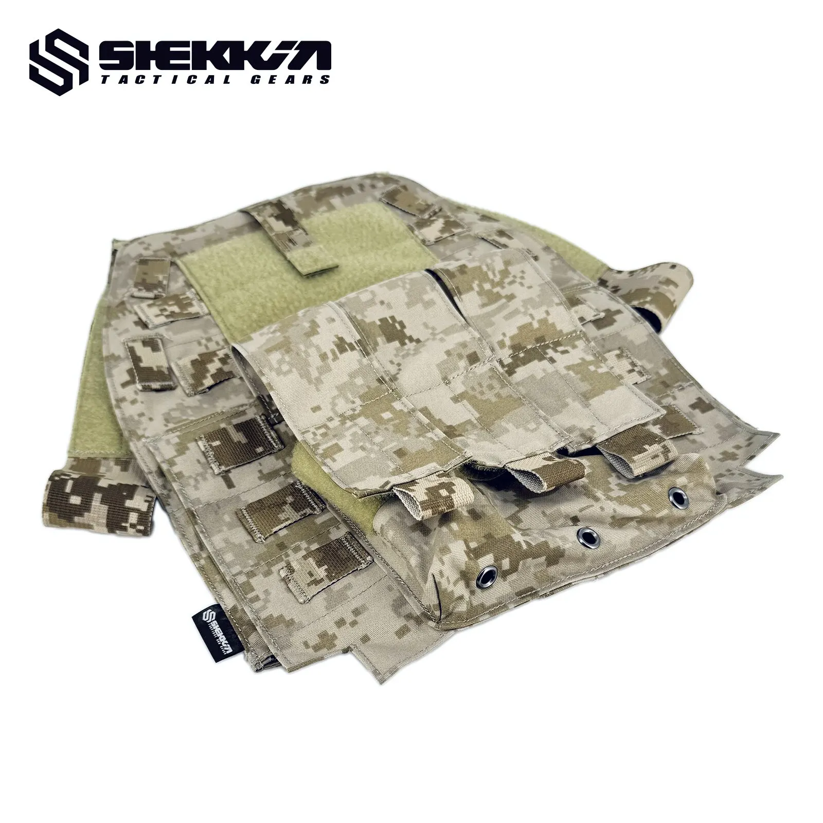 Shekkingears LBT 6094K placa frontal MOLLE para chaleco táctico AOR1 - imagen 2