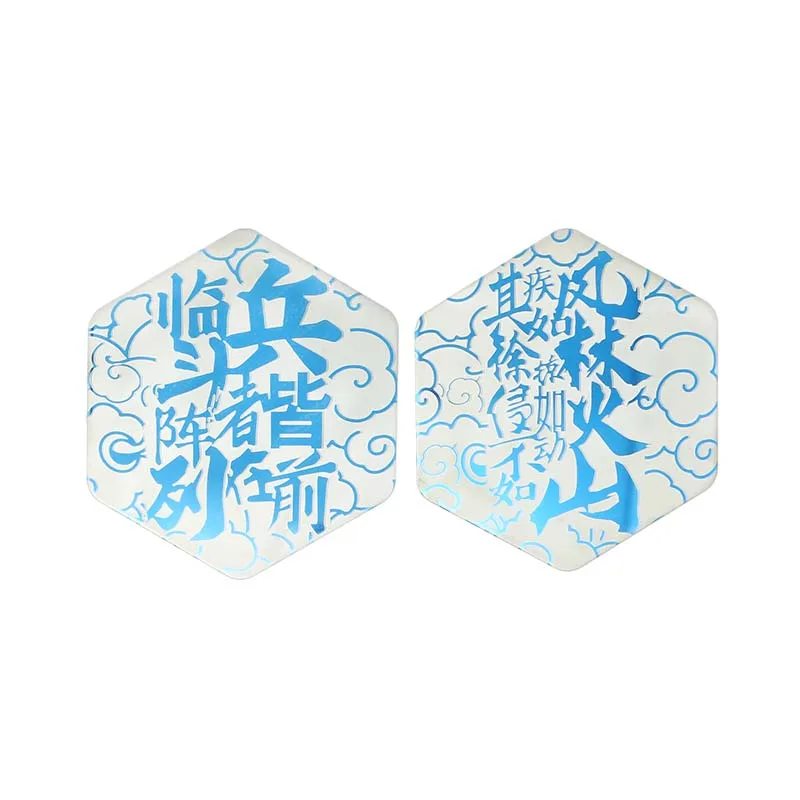 Furinkazan – Parche metálico hexagonal táctico MOLLE - imagen 5