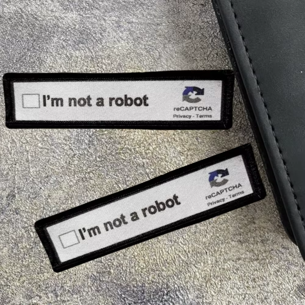 Parche táctico moral I'm Not A Robot - Gancho y bucle para mochila