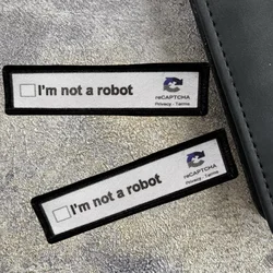 Parche táctico moral I'm Not A Robot - Gancho y bucle para mochila