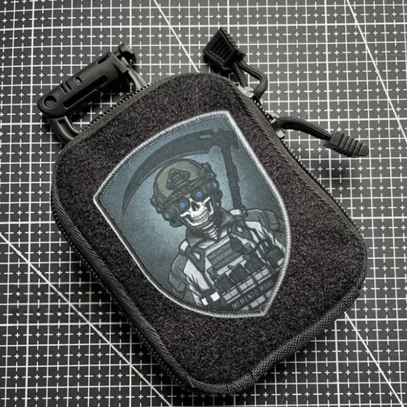 Parche táctico Reaper Memento Mori de moral con velcro - imagen 4
