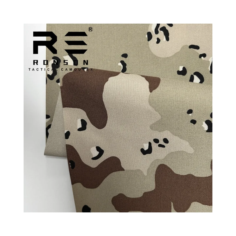Tela táctica camuflaje Oxford BDU en nailon para chaleco y bolso
