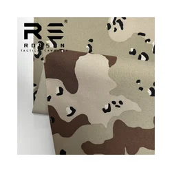 Tela táctica camuflaje Oxford BDU en nailon para chaleco y bolso