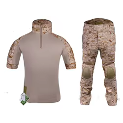 Emersongear uniforme táctico AOR1 verano camisas pantalones Airsoft