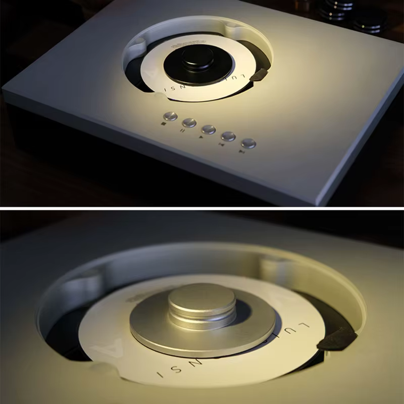 Abrazadera de disco de aluminio con base EVA para tocadiscos