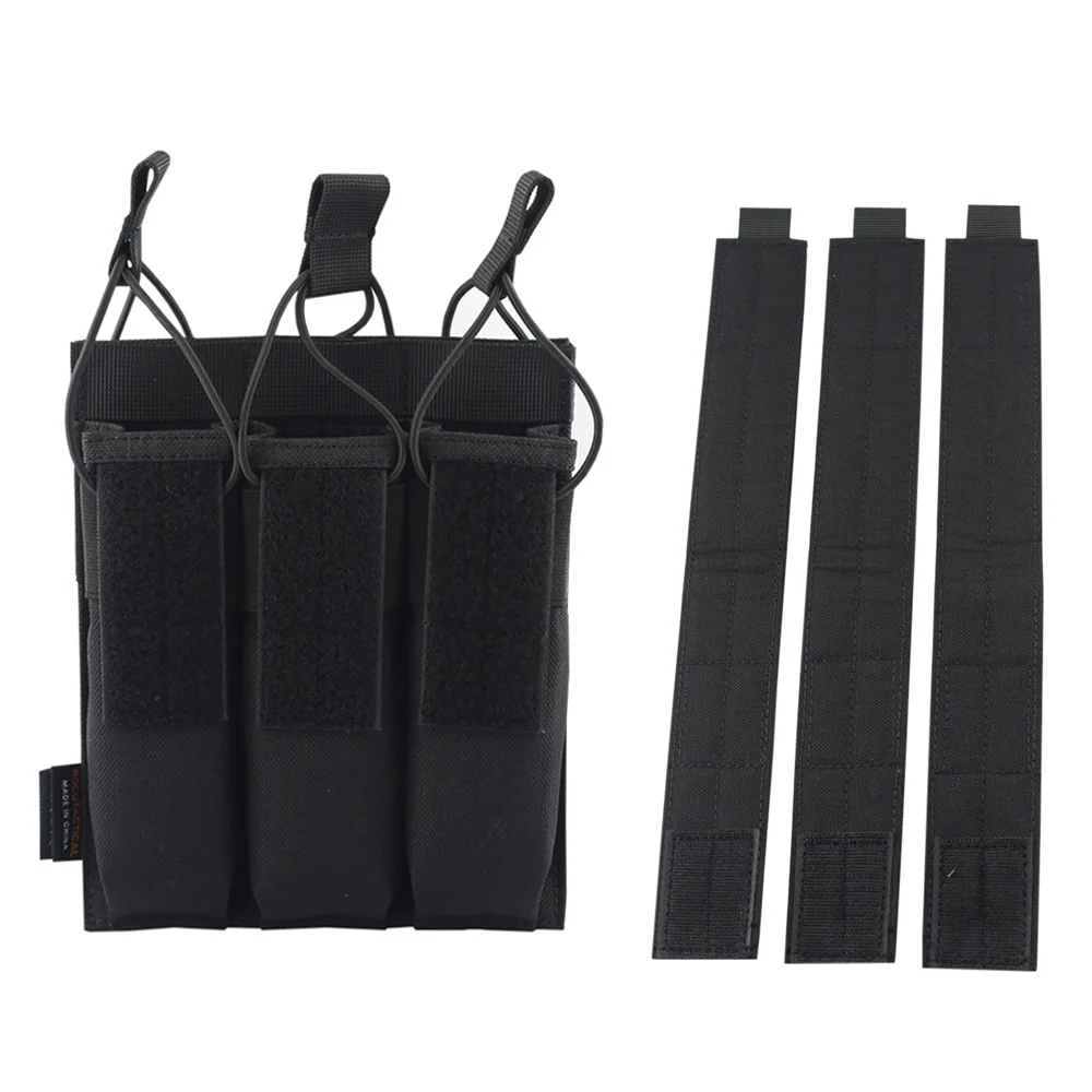 VULPO Triple Mag Pouch MOLLE – Bolsa táctica modular Airsoft/Caza - imagen 5