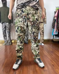 Pantalones impermeables de caza multicapa cortaviento ripstop