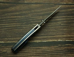 Cuchillo EDC plegable RattleSnake F05 titanio acero M390