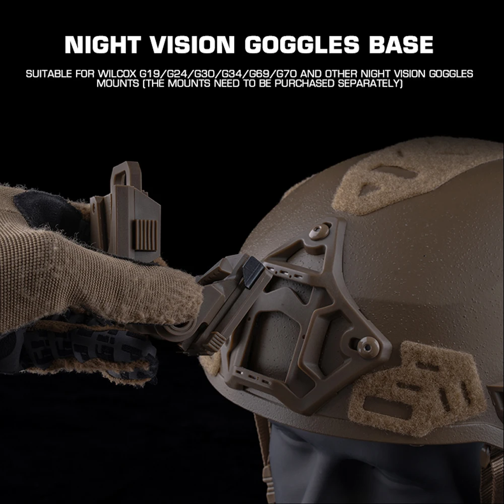 Soporte NVG para casco táctico MICH, montaje L4G24 - imagen 5