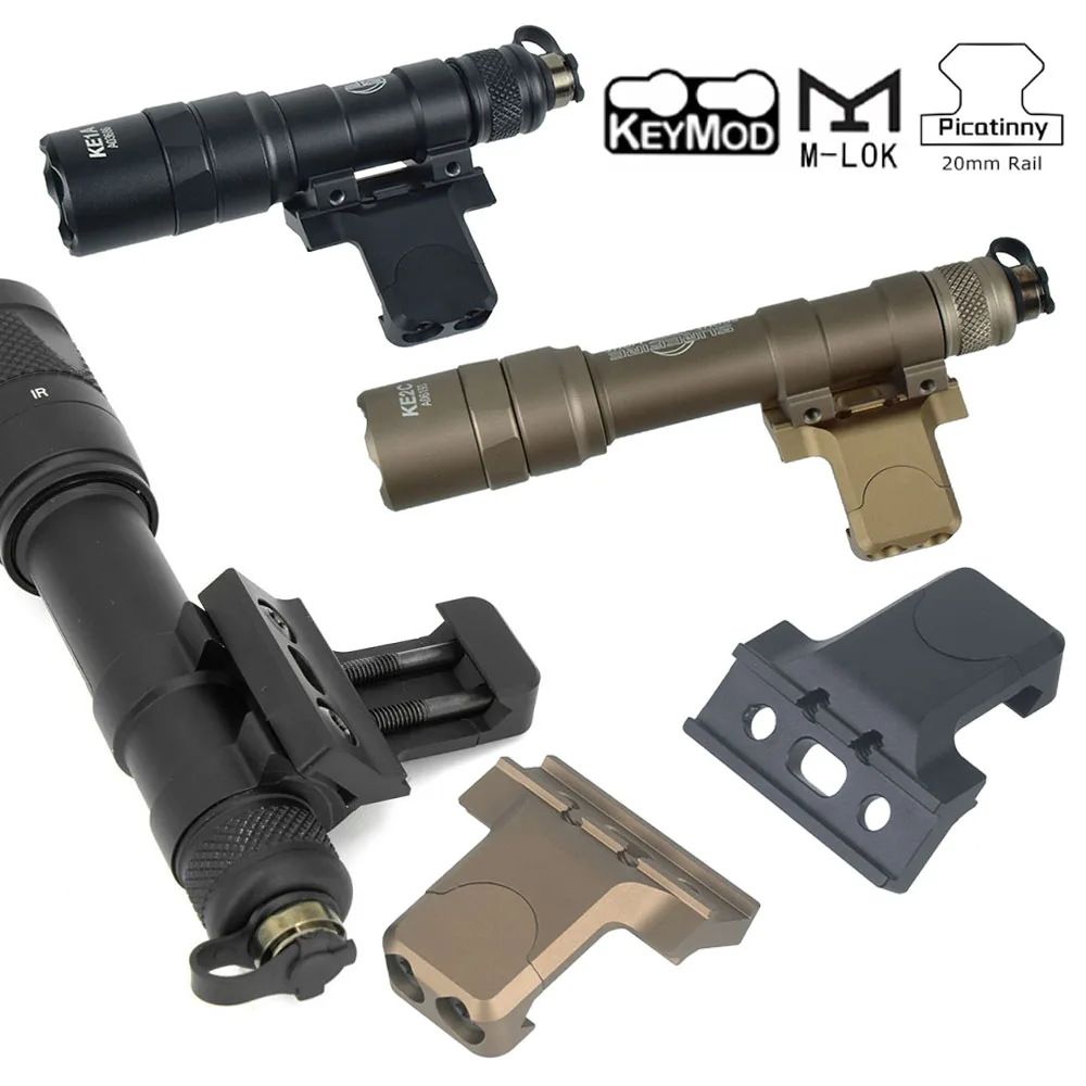 Surefire soporte QD linterna táctica riel Picatinny y Keymod - imagen 3
