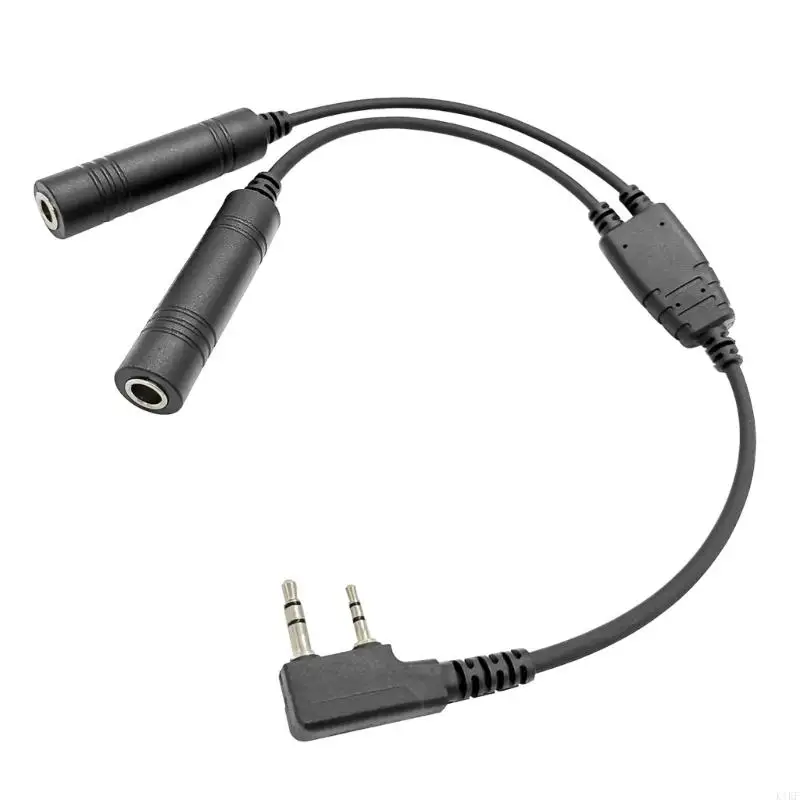 Cable adaptador conversión auriculares aviación K1KF