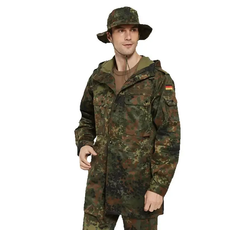 KSK Parka chaqueta táctica cortavientos montaña longitud media a larga - imagen 5