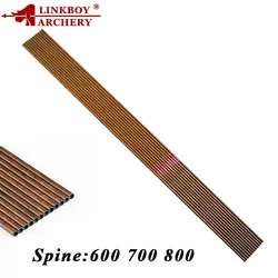 Linkboy Flechas carbono piel madera para arco recurvo caza