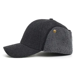 Gorro táctico con orejeras y forro polar grueso cálido