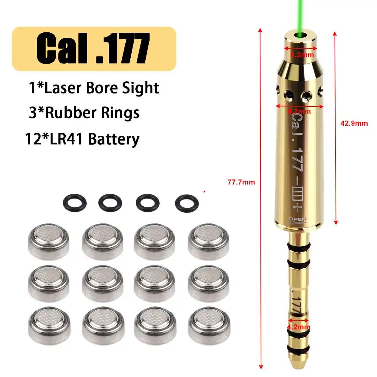 Mira láser táctica roja para rifles de caza - imagen 2