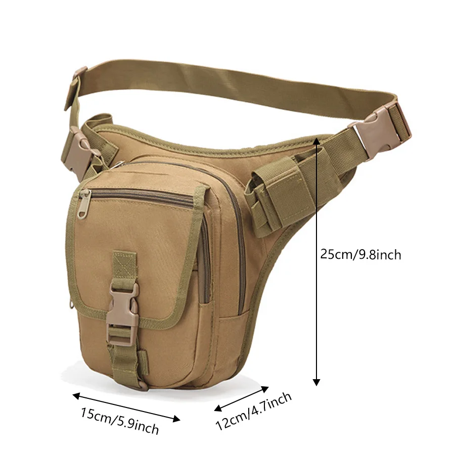 Riñonera impermeable táctica camuflaje para aire libre y senderismo - imagen 2