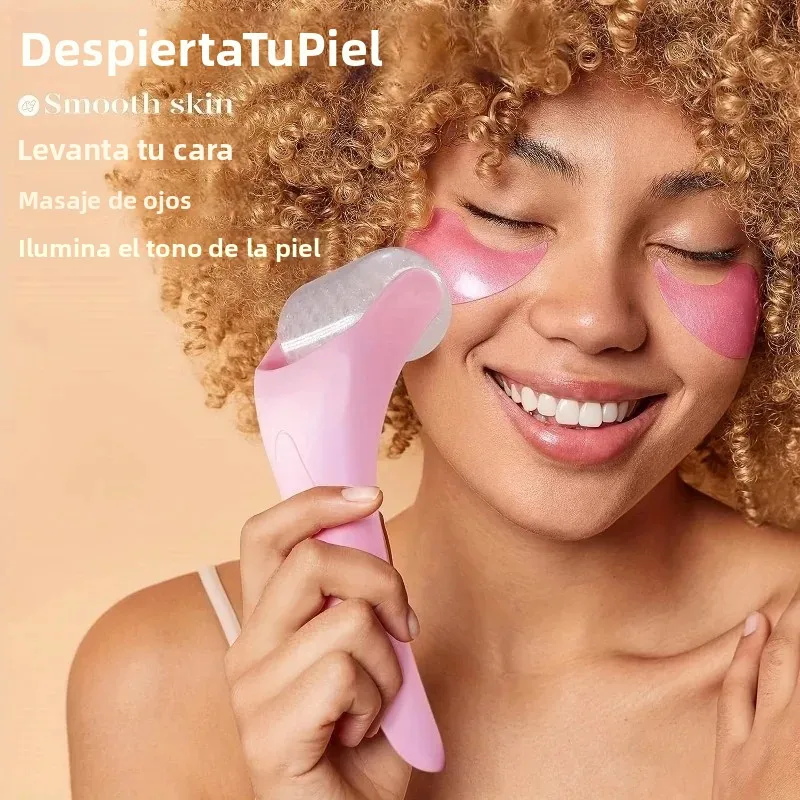 Rodillo de hielo para masaje facial y ocular refrescante portátil - imagen 3