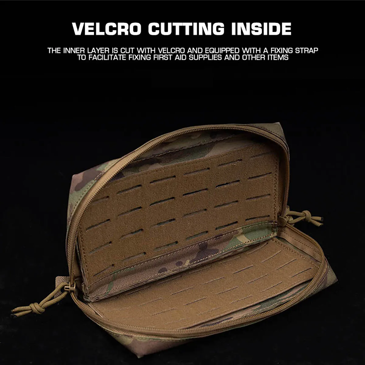 POSEIDON DEFENSE ATTACKER Bolsa IFAK horizontal Molle correas internas - imagen 2