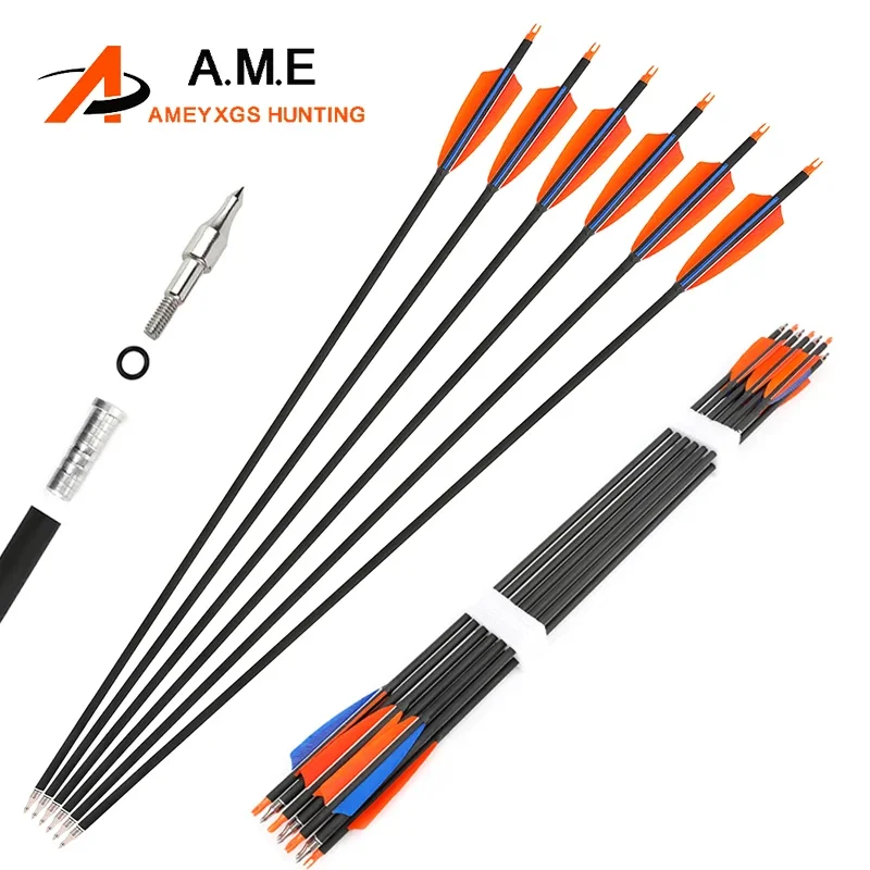 Flecha carbono pluma izquierda – Tiro con arco - imagen 2