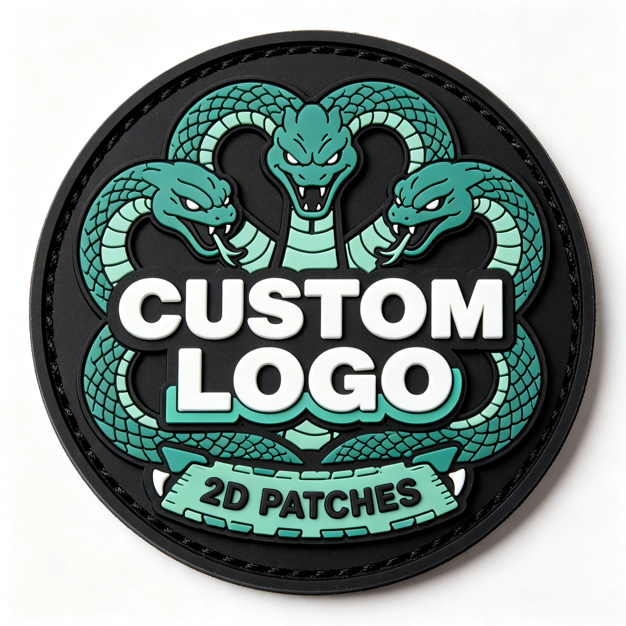 Parche de PVC personalizado en relieve 2D o 3D para ropa