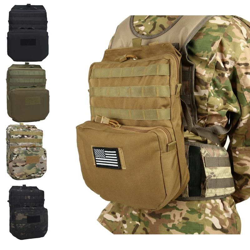 Bolsa de hidratación táctica MOLLE expandible para mochila - imagen 4