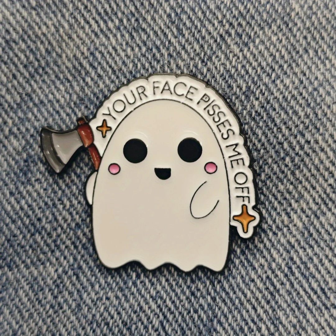 Pin anime La tu cara me ansía unisex Halloween para trajes y bolsos