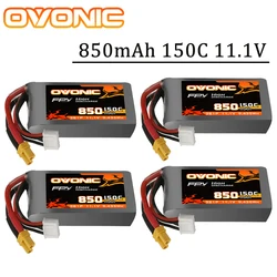 Batería LiPo OVONIC XT30 11,1V 850mAh 150C para quadcopter FPV