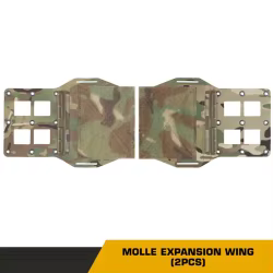 Expansor MOLLE pecho chaleco táctico – Sistema montaje 2 uds