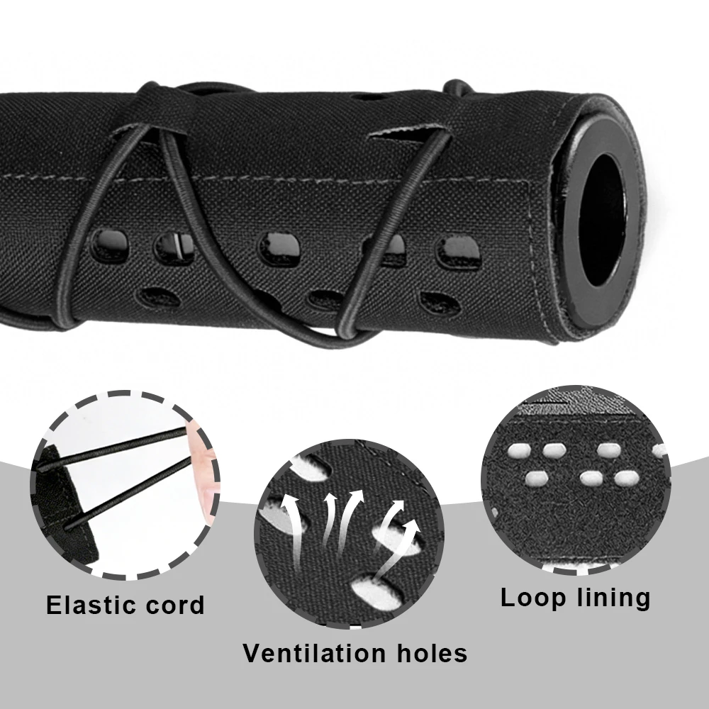 Funda protectora táctica para silenciador de rifle airsoft - imagen 4