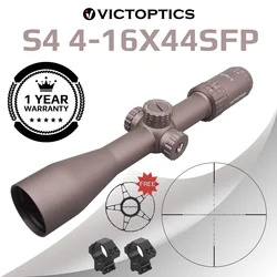 VictOptics S4 4-16x44 FDE – Visor táctico SFP para rifle AR-15