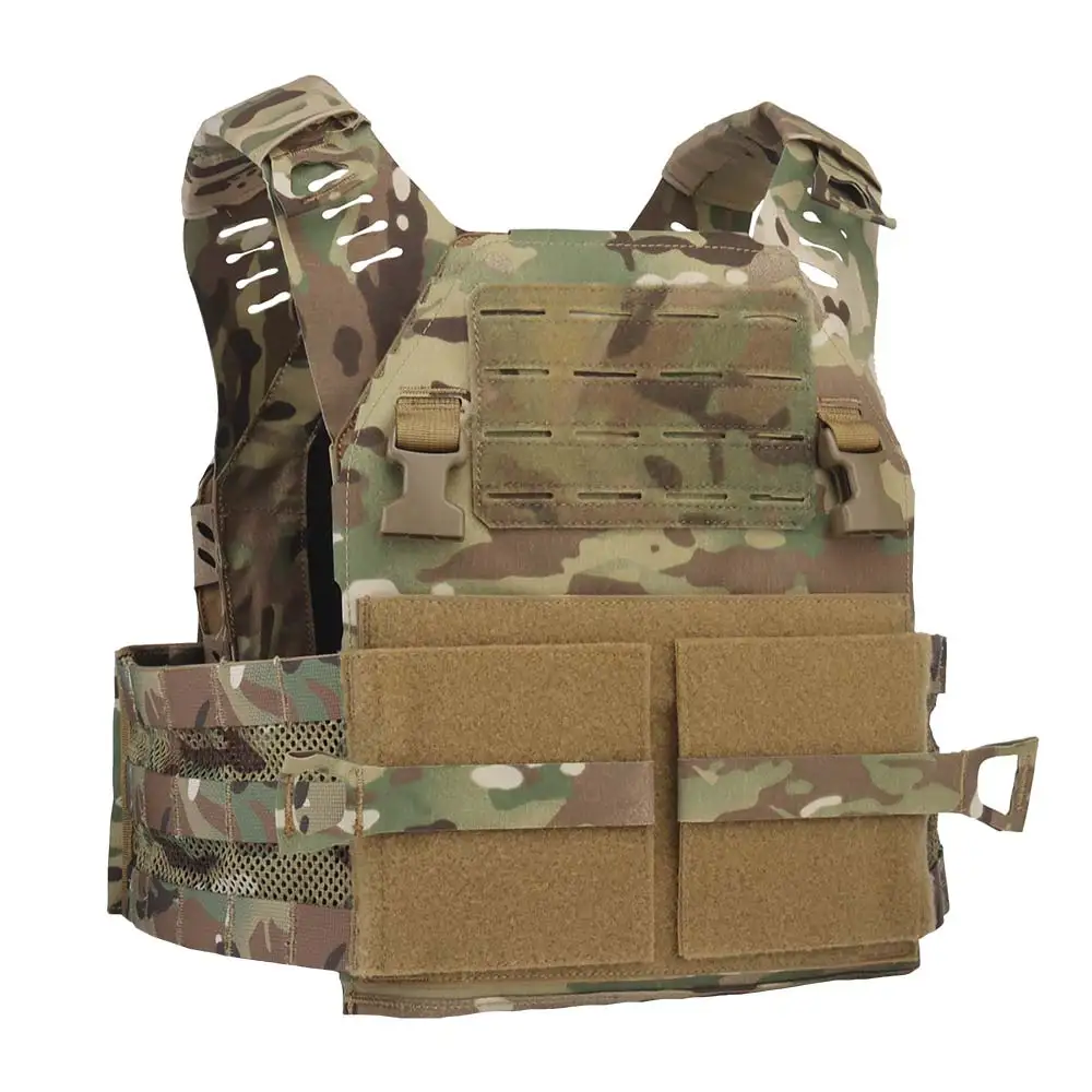 Attacker Chaleco Portaplacas MOLLE Liberación Rápida Airsoft