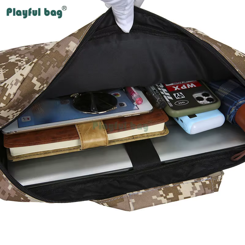 Bolsa de mensajero táctica camuflaje para portátil - imagen 2