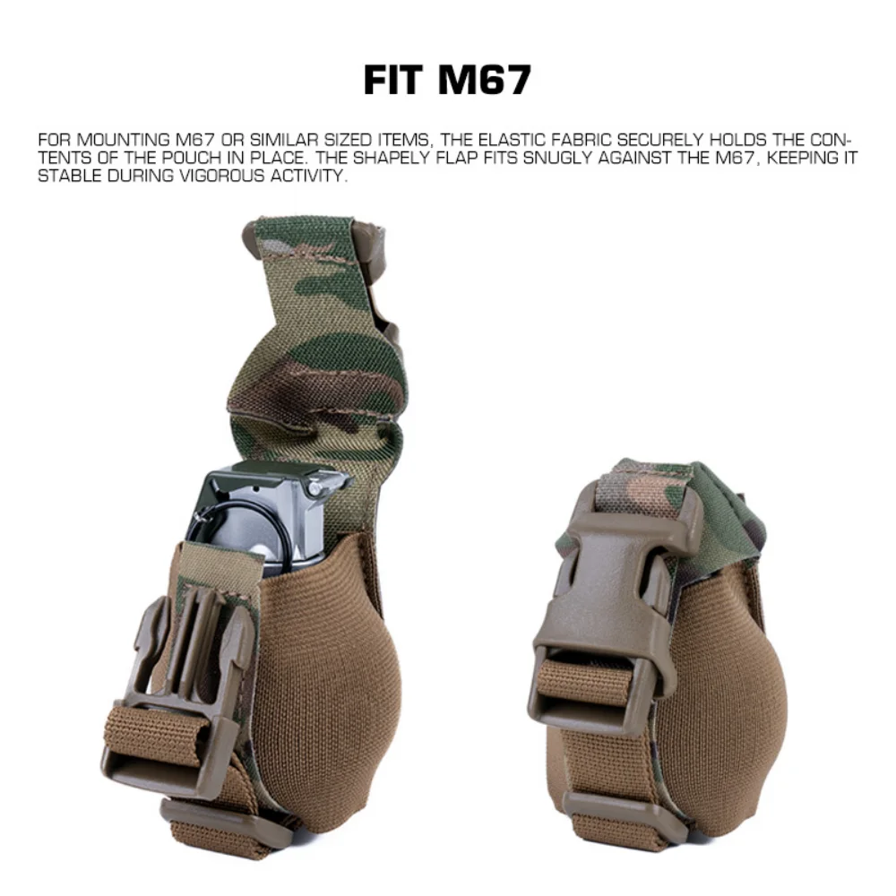 POSEIDON DEFENSE funda táctica MOLLE compacta flexible para granadas - imagen 4