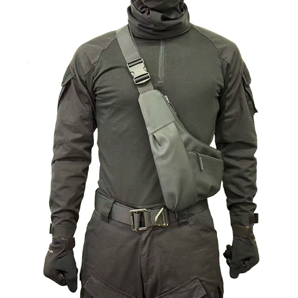 Bolso táctico antivuelo impermeable – Bandolera pecho y hombro - imagen 5