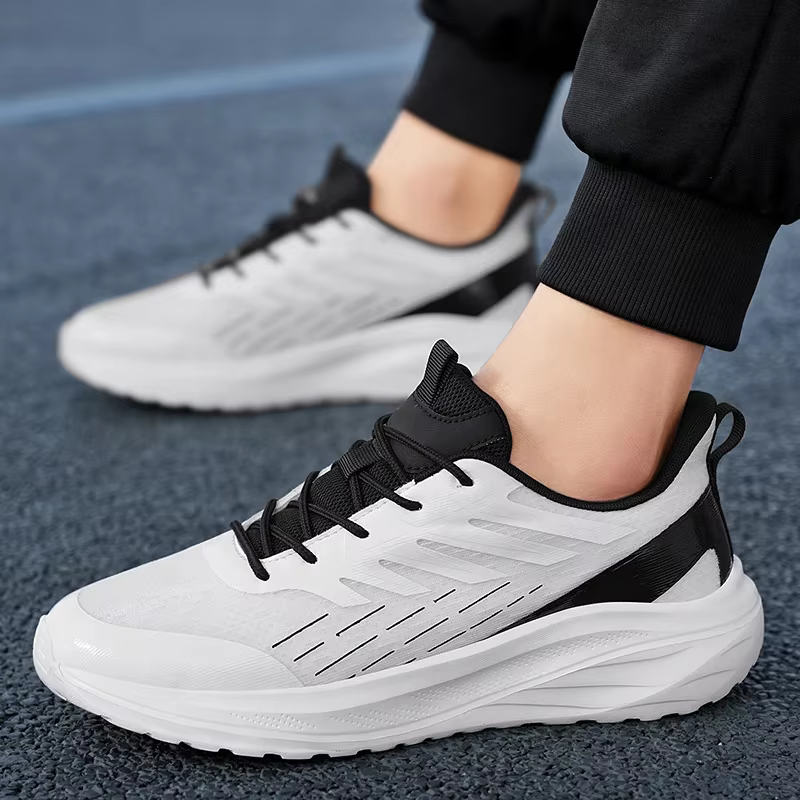 Zapatillas deportivas hombre cordones ligera suela mesh transpirable