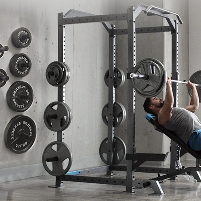 Soporte porta discos acero para rack potencia entrenamiento en casa - imagen 4