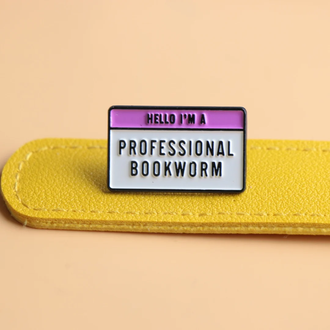 Pasador esmaltado frase humorística para mochila y chaqueta - imagen 4