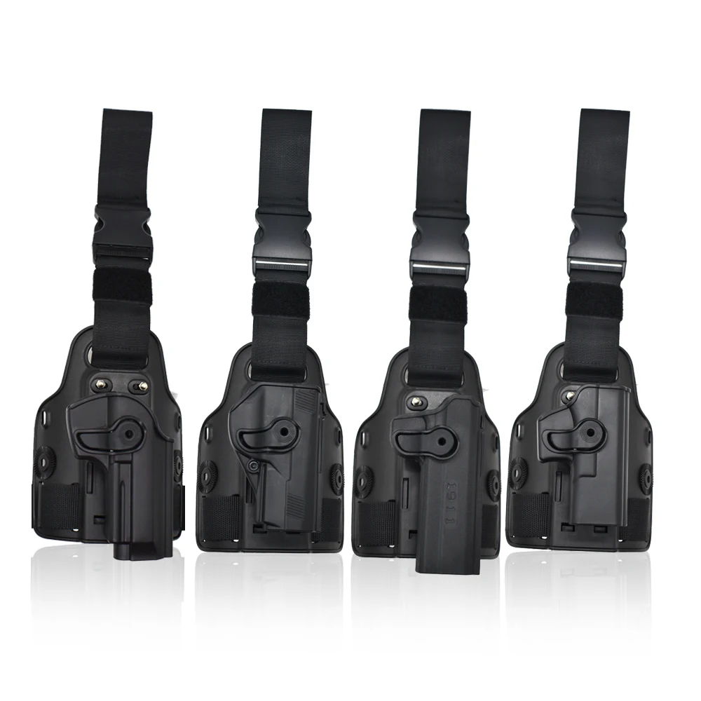 Funda de pierna táctica universal para Glock 17/19/M9/1911 Beretta