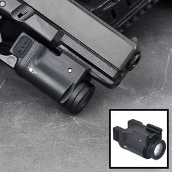WADSN Linterna táctica para pistola Scout Light LED blanca, Picatinny