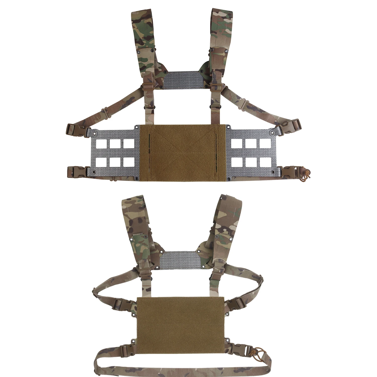FCV2 soporte de placa MOLLE modular para plataforma pecho táctica - imagen 3